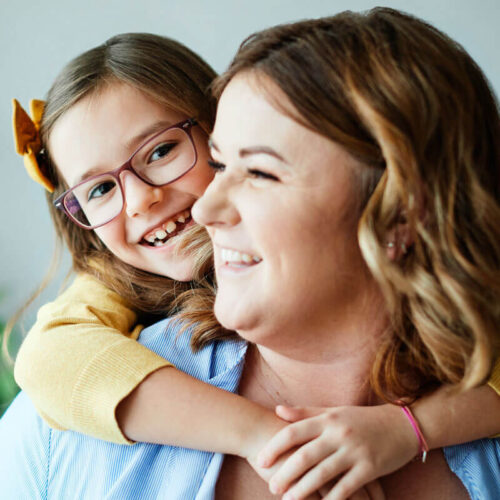 Mom-and-daughter