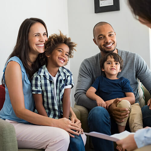 Family-laughing